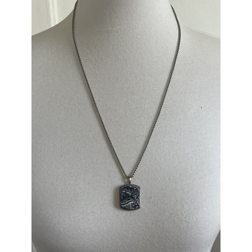 Handcrafted Urban Relic Fordite Pendant Necklace